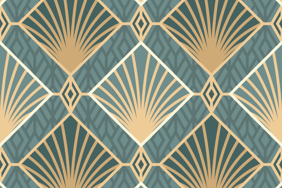 Padrão geométrico Art Déco — GAM YOGA