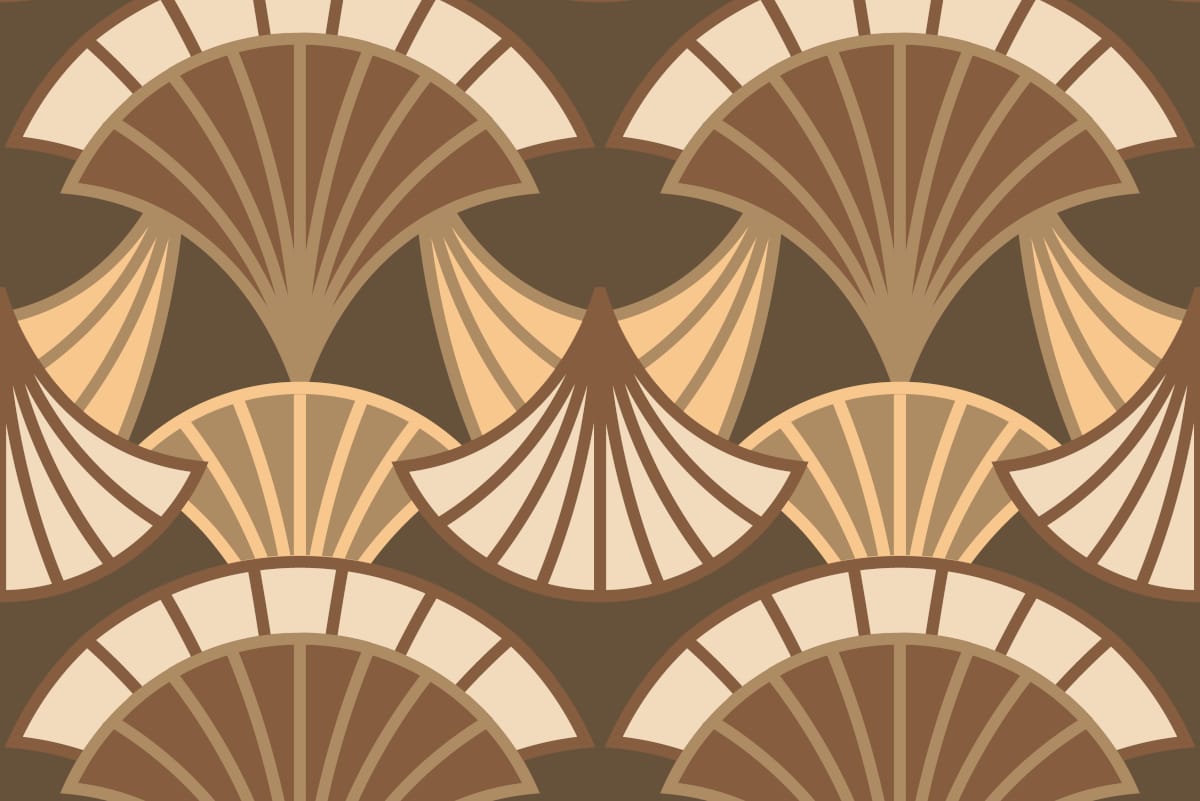 Padrão geométrico Art Déco — GAM YOGA